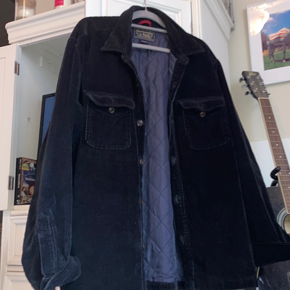 Abercrombie & Fitch heavy corduroy button up
